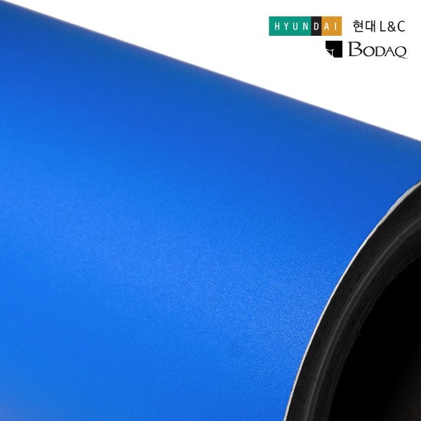 현대엘앤씨 인테리어필름 단색 무광시트지 블루 S173